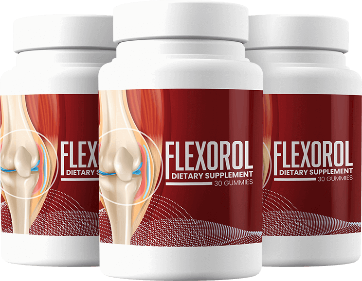 Flexorol Natural Joint Support Supplement Three Bottles Flexorol natural joint support supplement three-bottle pack